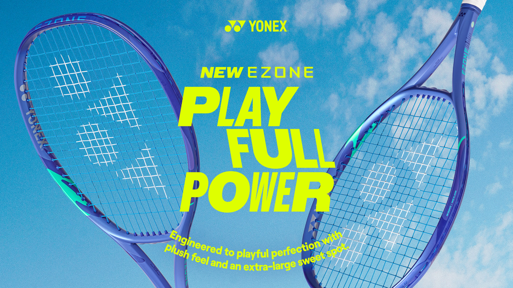 Yonex hero banner för Astrox badmintonracketar