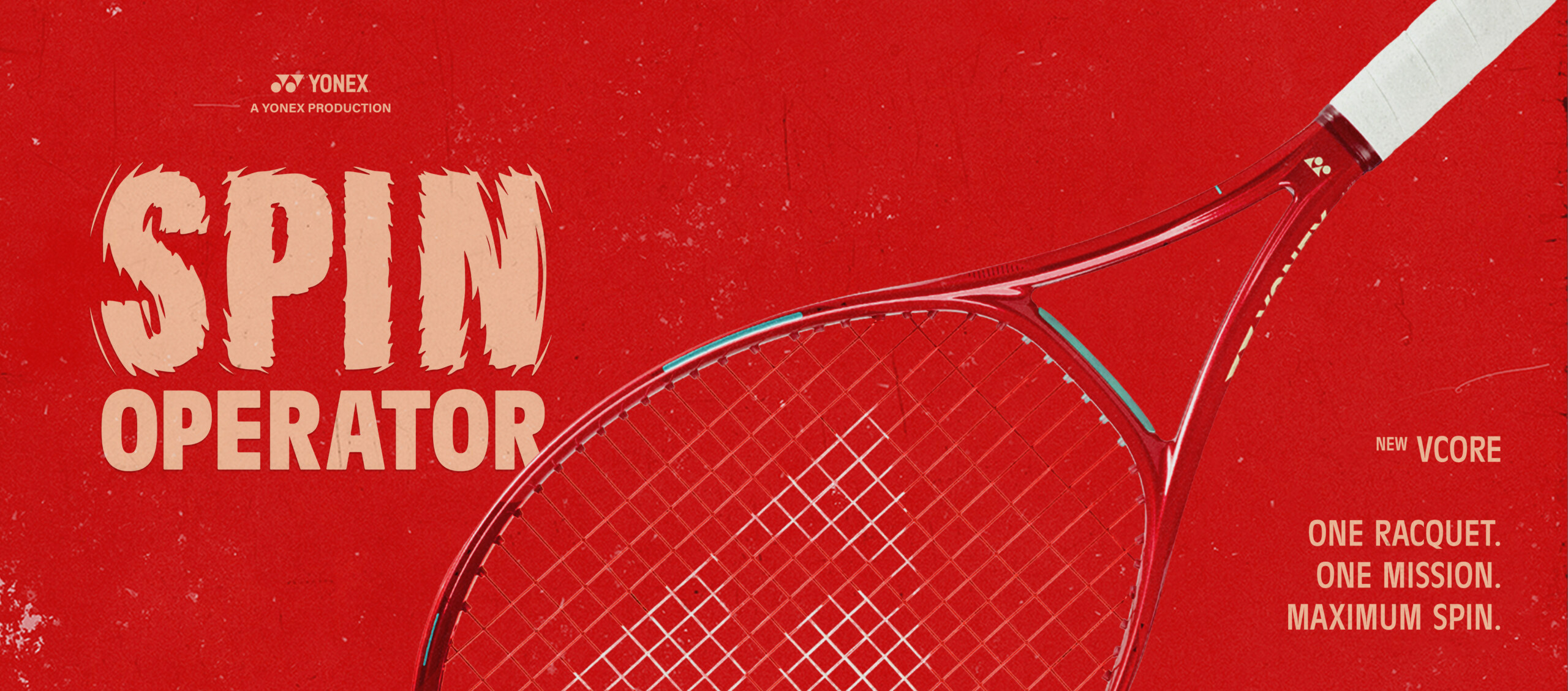 Yonex hero banner för tennisracketar