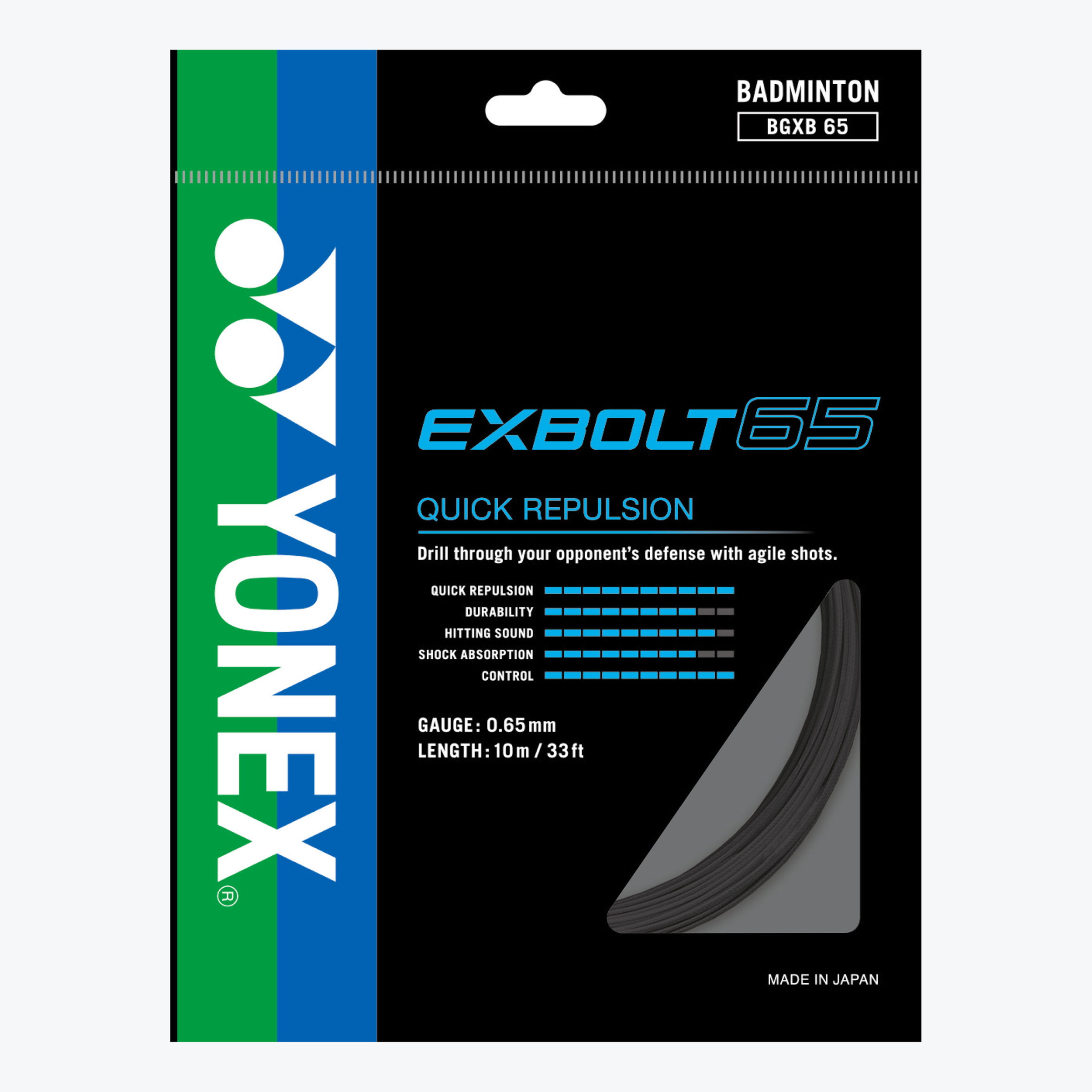 Yonex EXBOLT 65 200 m Badmintonsträng