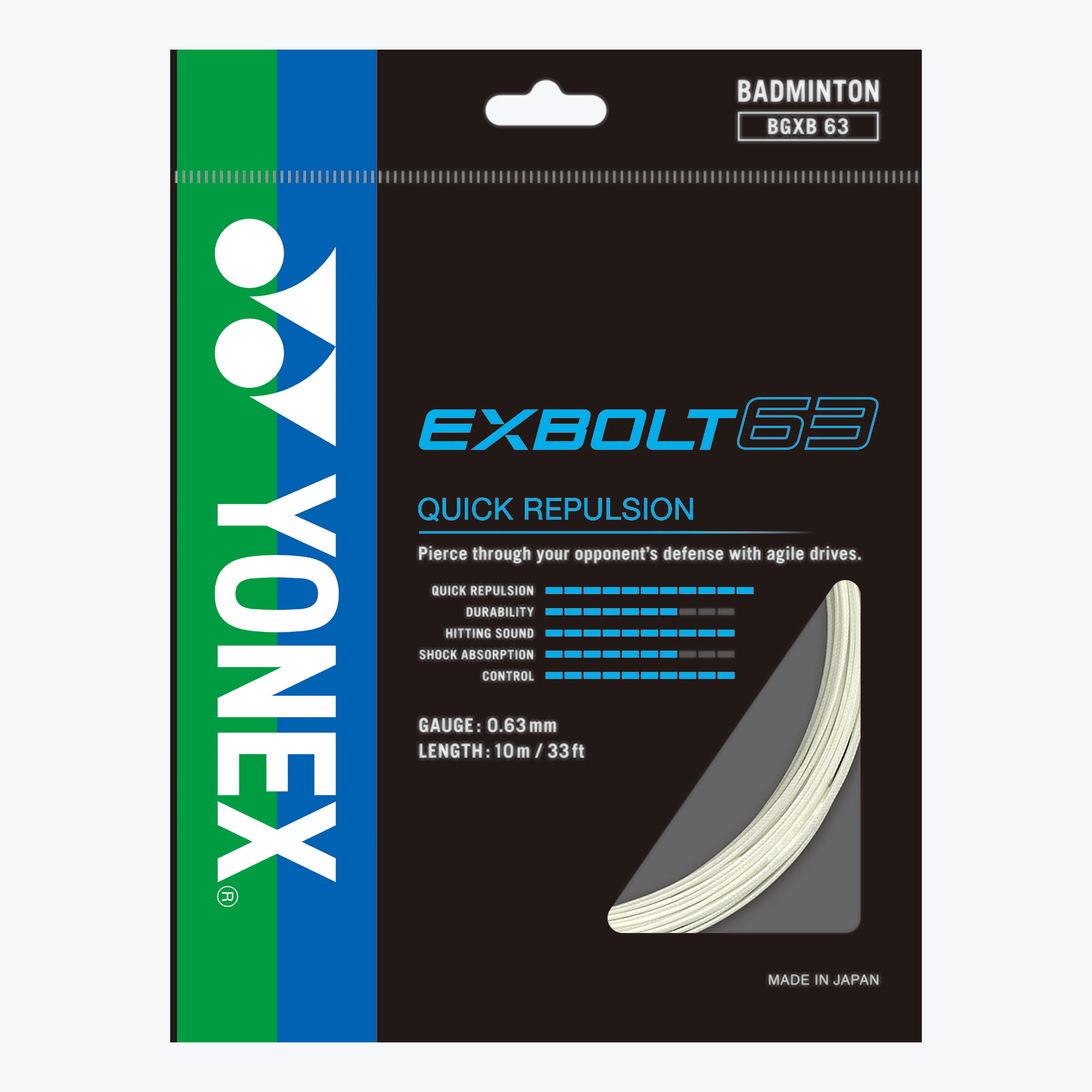 Yonex EXBOLT 63 200 m Badmintonsträng - Bild 2