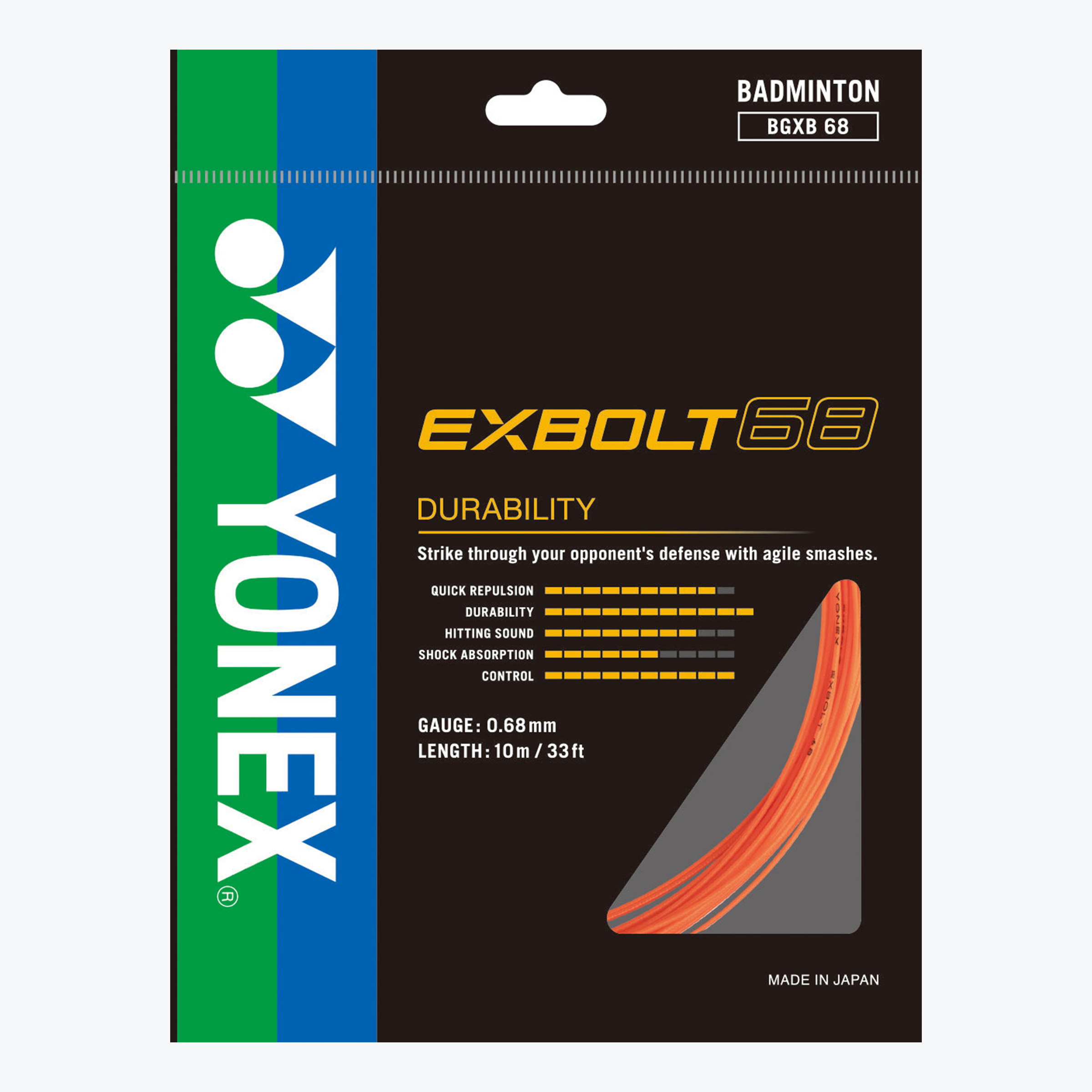Yonex EXBOLT 68 200 m Badmintonsträng