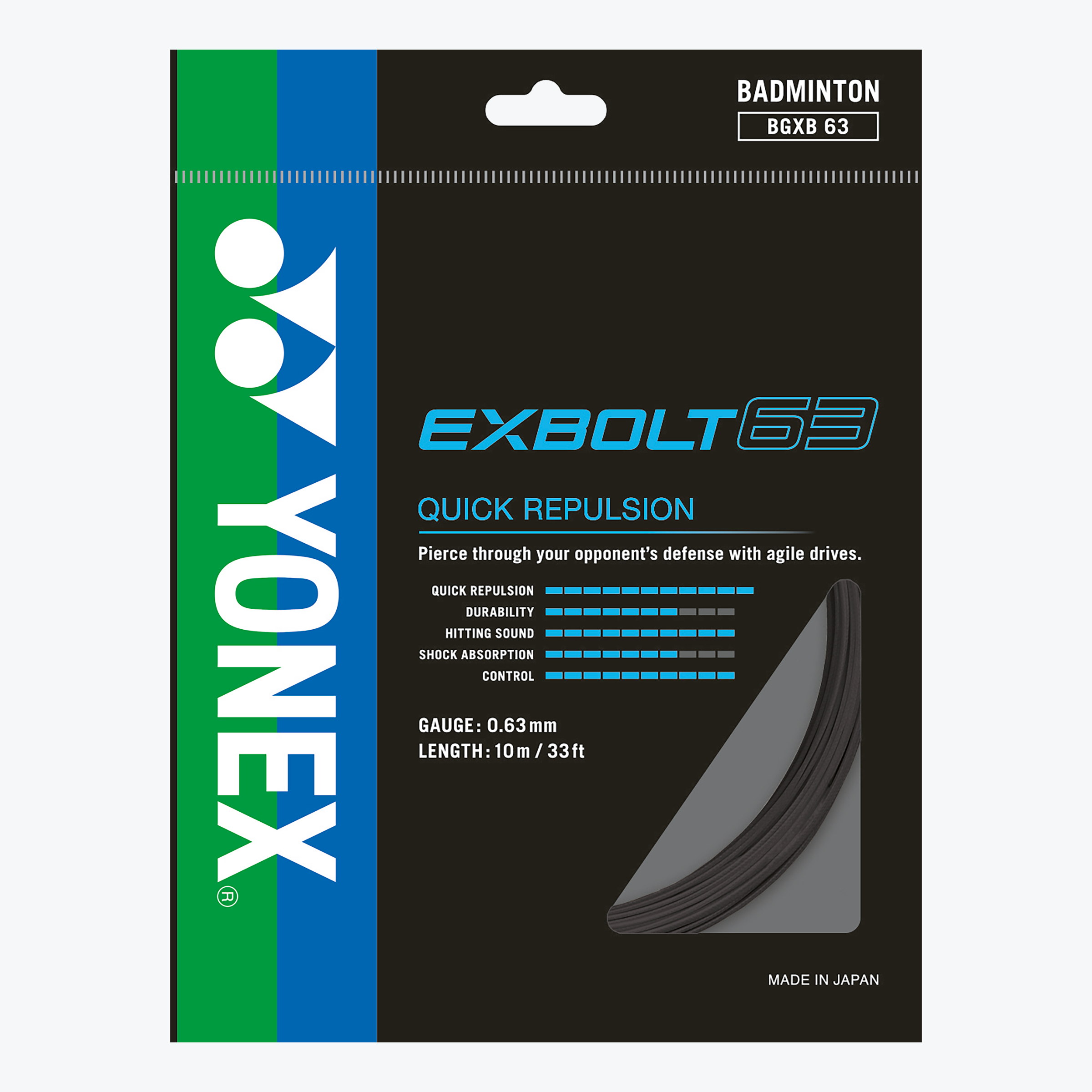 Yonex EXBOLT 63 200 m Badmintonsträng
