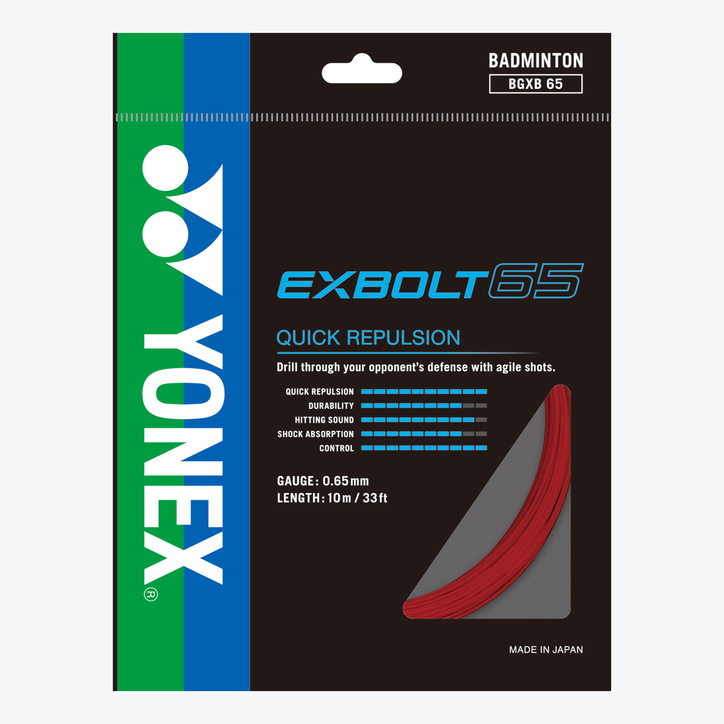Yonex EXBOLT 65 200 m Badmintonsträng - Bild 2