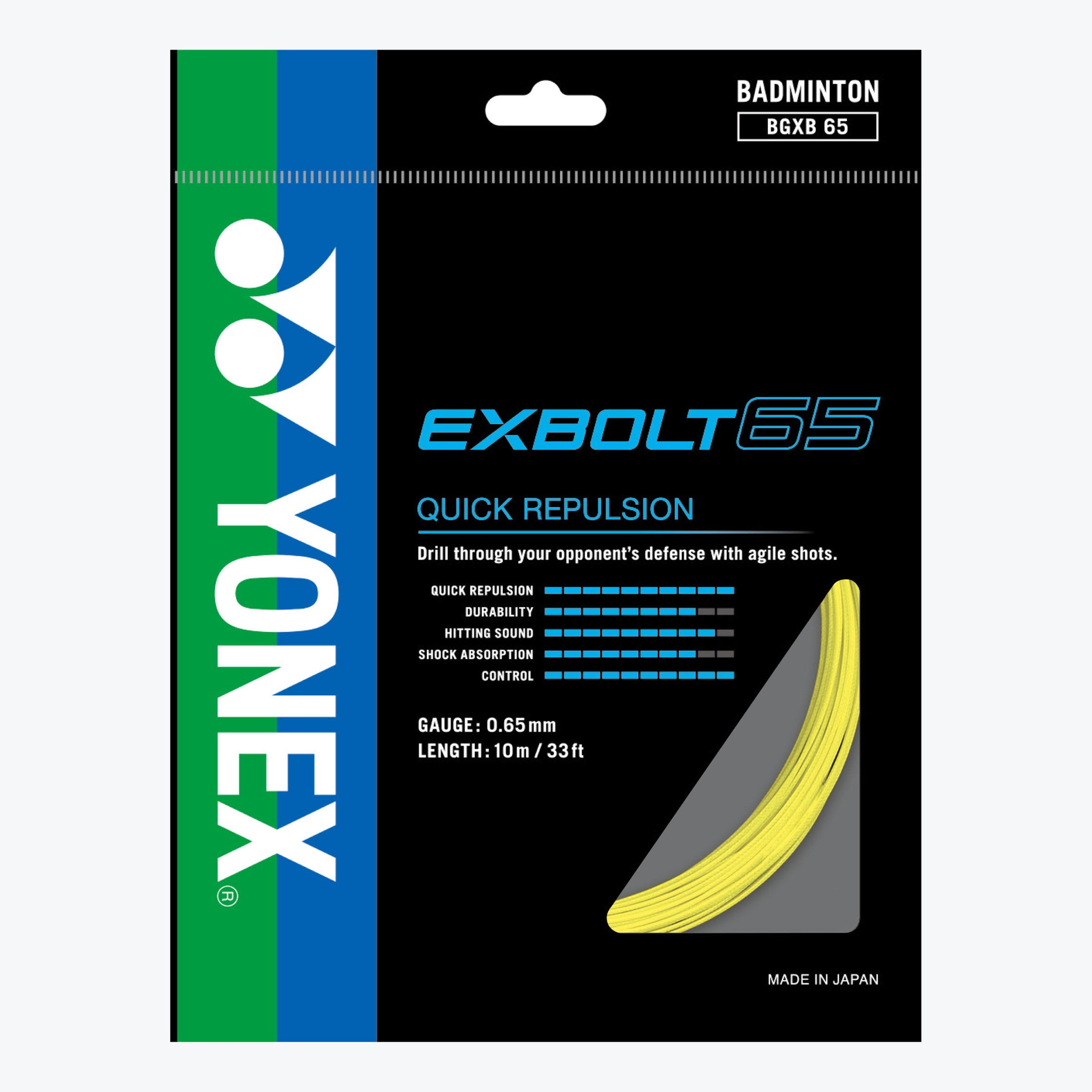 Yonex EXBOLT 65 200 m Badmintonsträng - Bild 3