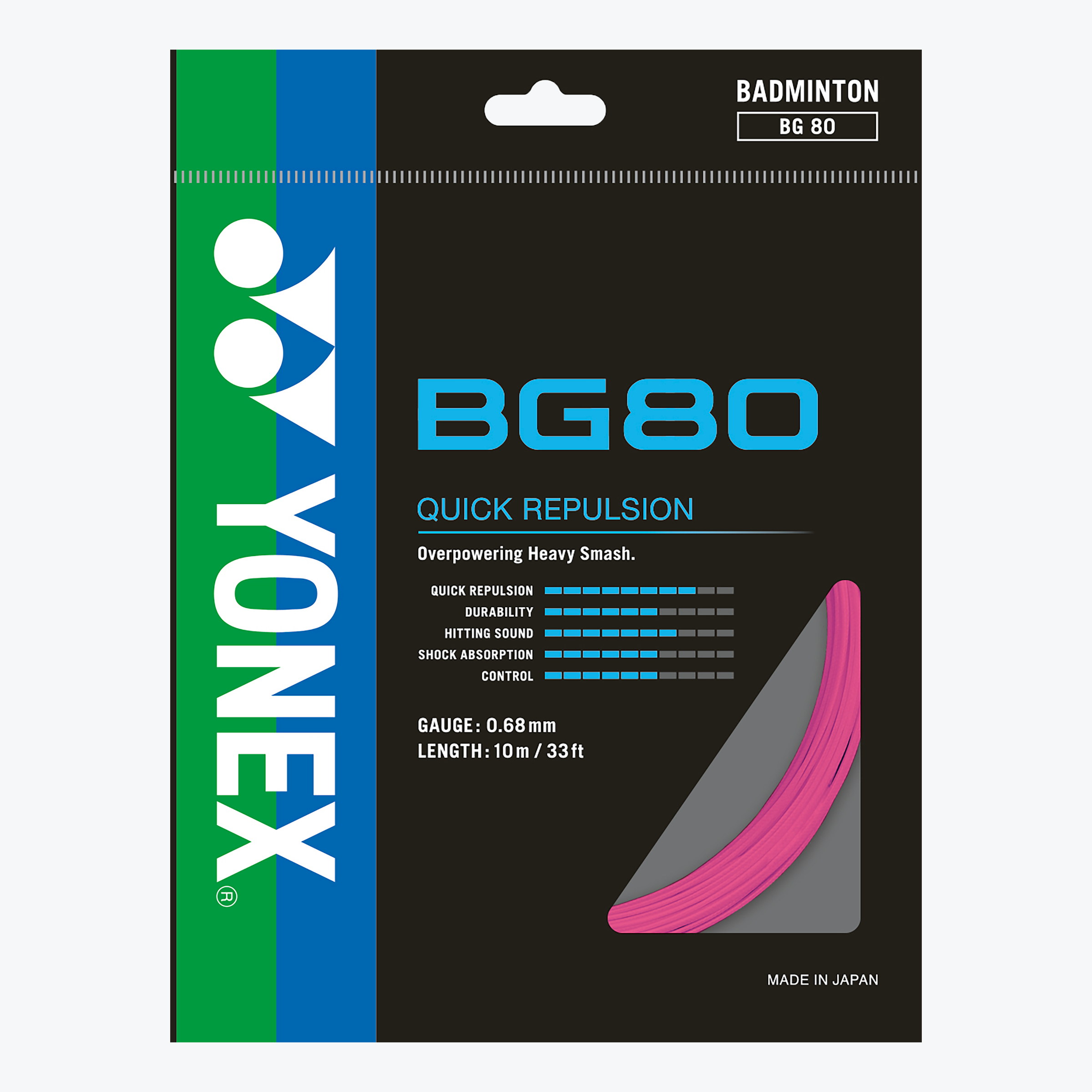 Yonex BG80 200 m Badmintonsträng