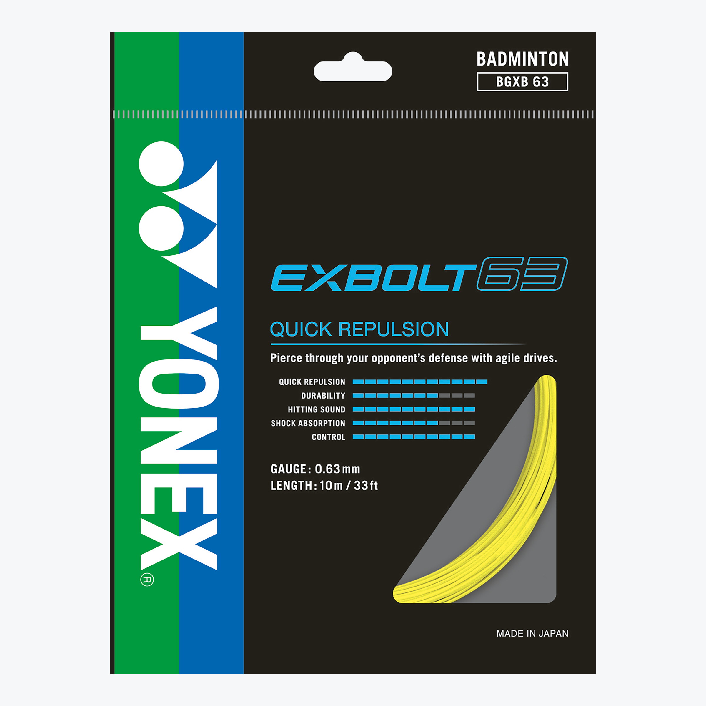 Yonex EXBOLT 63 200 m Badmintonsträng - Bild 3